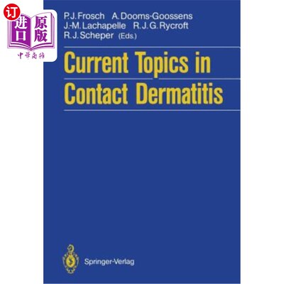 海外直订医药图书Current Topics in Contact Dermatitis 接触性皮炎当前主题