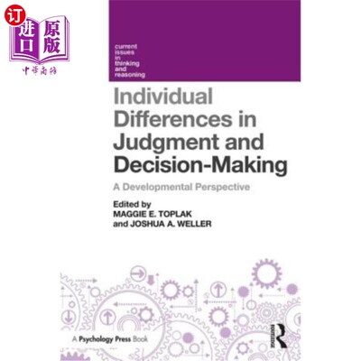 海外直订Individual Differences in Judgement and Decision-Making: A Developmental Perspec 判断和决策的个体差异:一个
