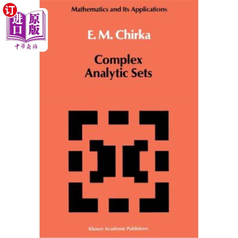 海外直订Complex Analytic Sets 复解析集
