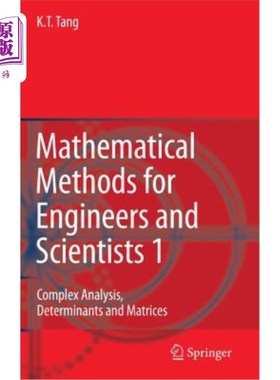 海外直订Mathematical Methods for Engineers and Scientists 1: Complex Analysis, Determina