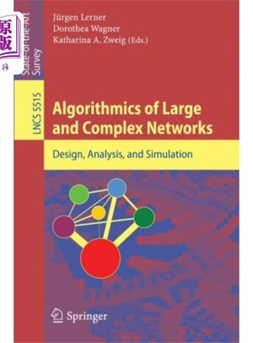 海外直订Algorithmics of Large and Complex Networks 大型复杂的算法
