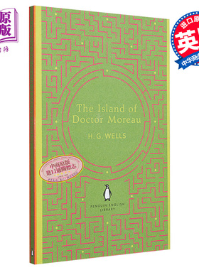 H.G.威尔斯 莫罗博士岛 英文原版 PEL The Island of Doctor Moreau H.G.Wells 科幻小说原著英文原版书籍