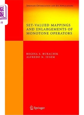 海外直订Set-Valued Mappings and Enlargements of Monotone Operators 单调算子的集值映射与扩大