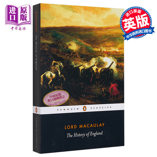 托马斯·巴宾顿·麦考莱：英格兰史 英文原版 The History of England Baron Thomas Babington Macaulay 【中商原版】