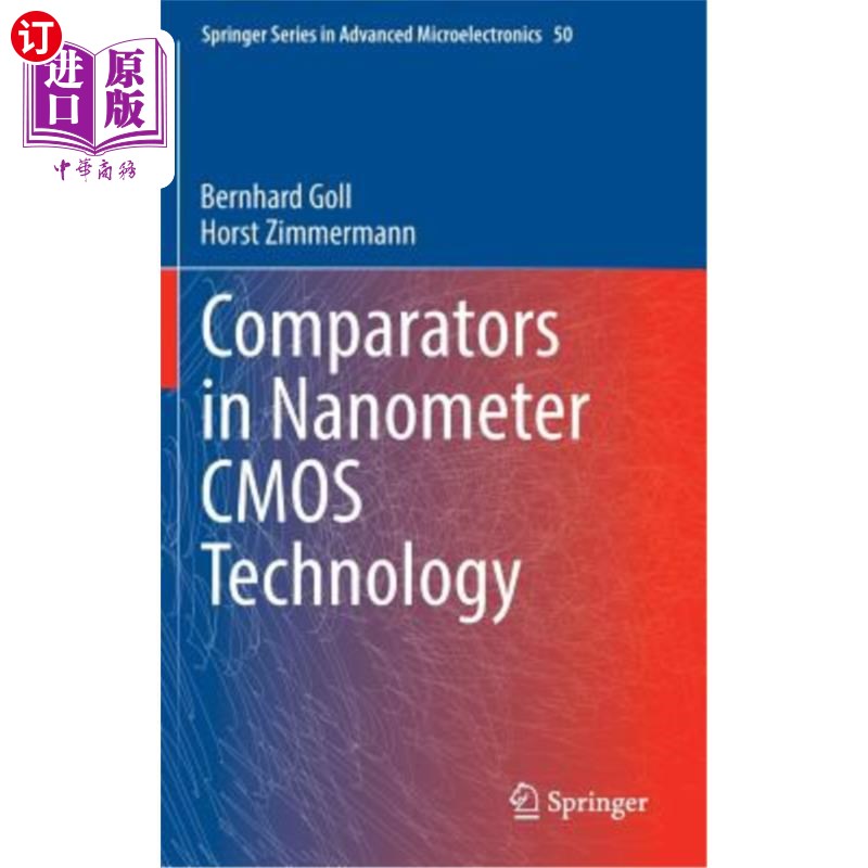海外直订Comparators in Nanometer CMOS Technology 纳米CMOS工艺中的比较器