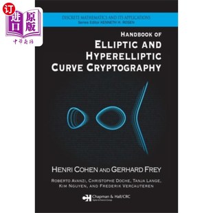 海外直订Handbook 椭圆和超椭圆曲线密码 and Hyperelliptic Cry... Elliptic Curve 手册