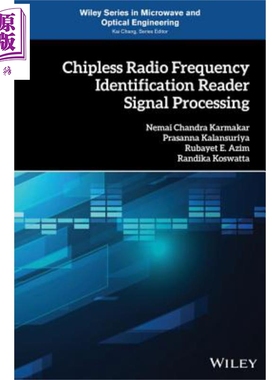 无芯片射频识别阅读器信号处理 Chipless Radio Frequency Identification Reader Signal Processing 英文原版 NChandra Kar