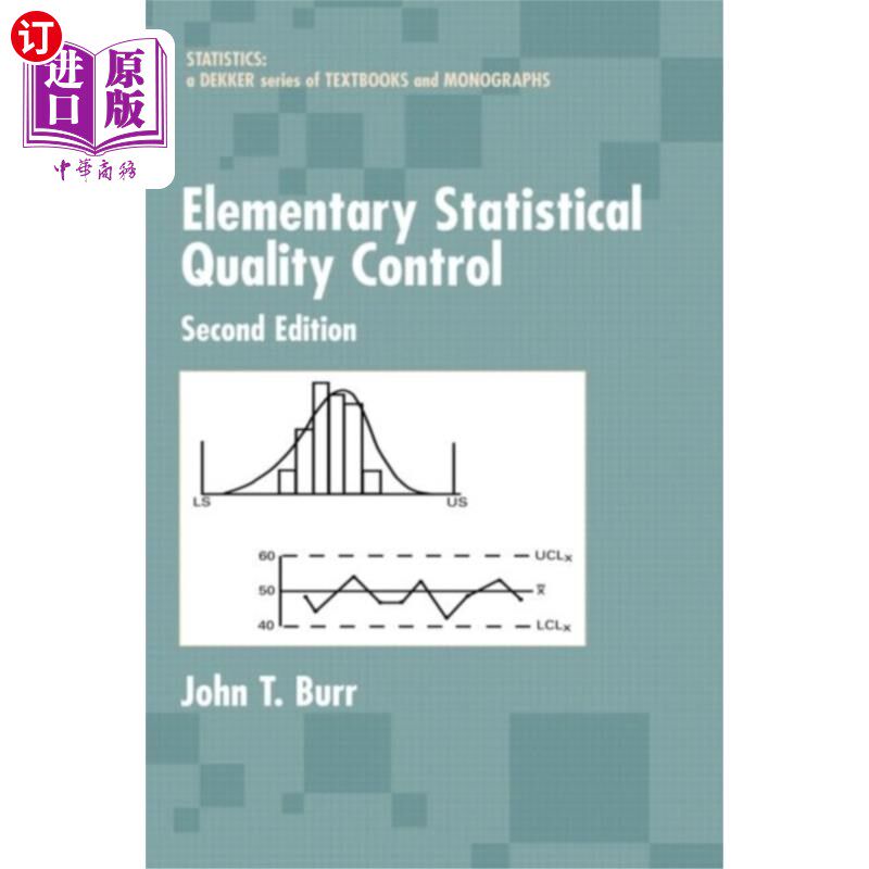 海外直订Elementary Statistical Quality Control 初级统计质量控制