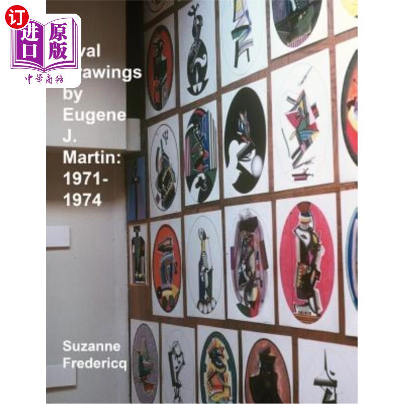 海外直订Oval Drawings by Eugene J. Martin: 1971-1974 尤金·J·马丁的椭圆形画作：1971-1974