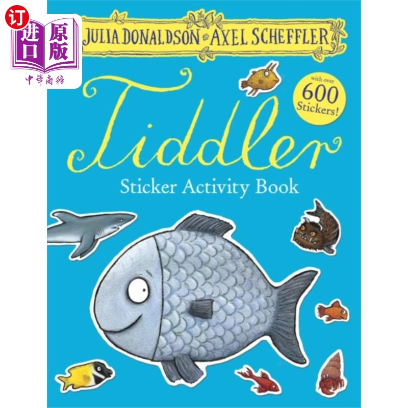 海外直订Tiddler Sticker Book 小朋友贴纸书