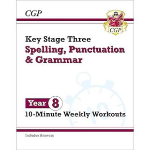 CGP原版 KS3 Year 8 Spelling Punctuation and Grammar【中商原版】