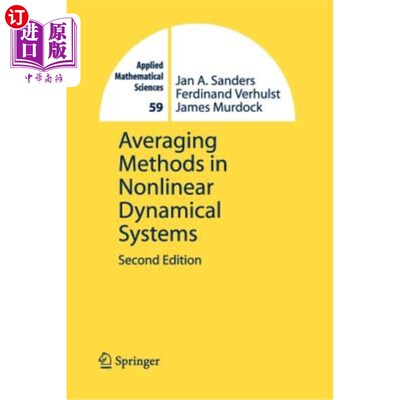 海外直订Averaging Methods in Nonlinear Dynamical Systems 非线性动力系统的平均方法