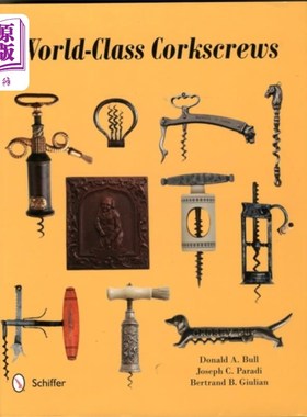 海外直订World-Class Corkscrews 世界级的开瓶器