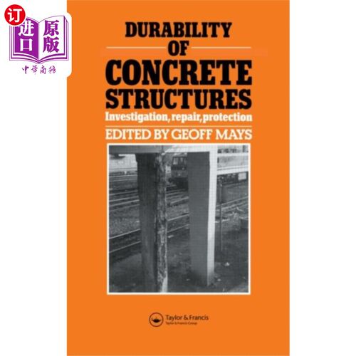 海外直订Durability of Concrete Structures 混凝土结构耐久性