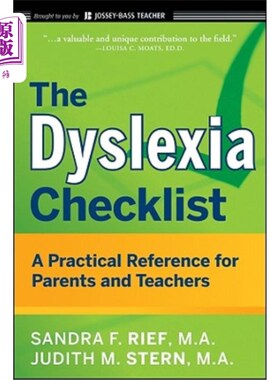 海外直订The Dyslexia Checklist 阅读障碍检查表:家长和教师的实用参考
