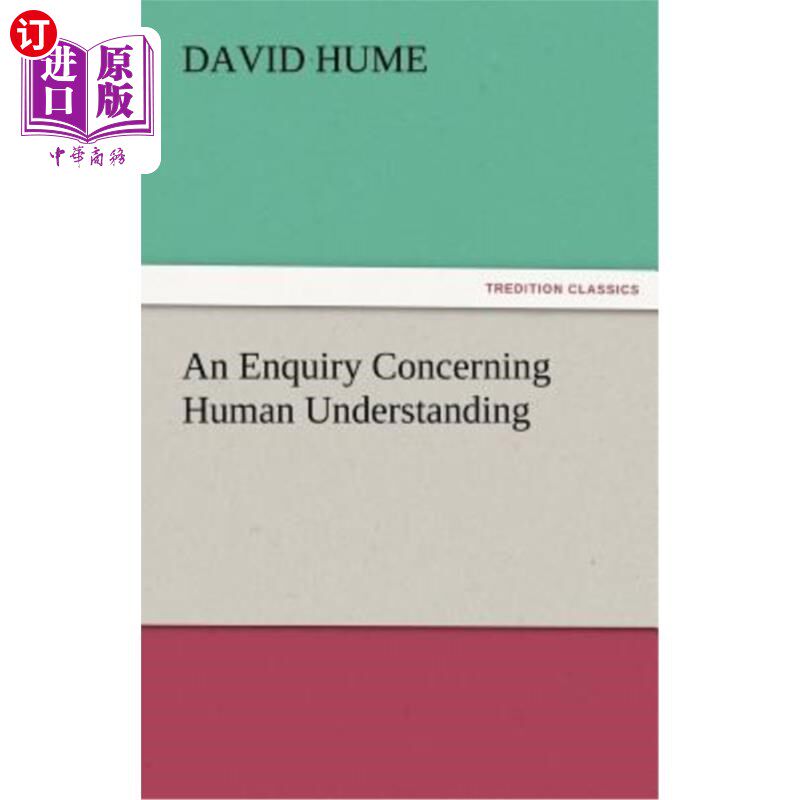 海外直订An Enquiry Concerning Human Understanding 关于人类理解的探索