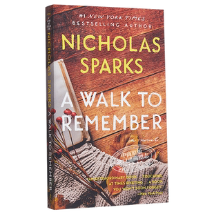小说 留住一片情 英文原版 A Walk to Remember 纯情爱情小说 尼古拉斯斯帕克思 Nicholas Sparks 【中商原版】