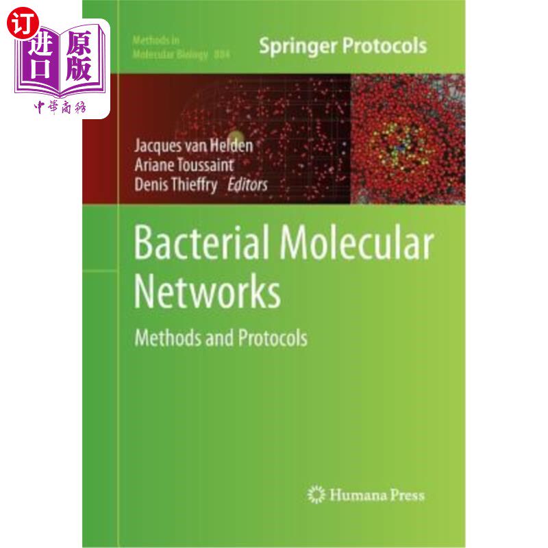 海外直订Bacterial Molecular Networks: Methods and Protocols 细菌分子:方法和协议