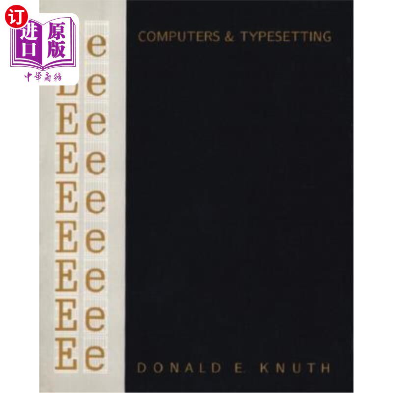 海外直订Computers & Typesetting, Volume E: Computer Modern Typefaces 计算机与排版,卷E:计算机现代字体