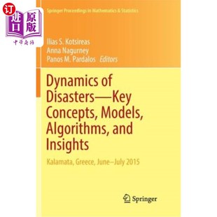 灾害动力学——关键概念 Key and Insights Concepts Disasters Models Algorithms 海外直订Dynamics 模 Kalamata