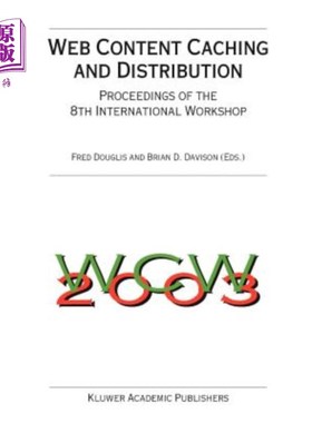 海外直订Web Content Caching and Distribution: Proceedings of the 8th International Works 内容缓存与分发：第八届