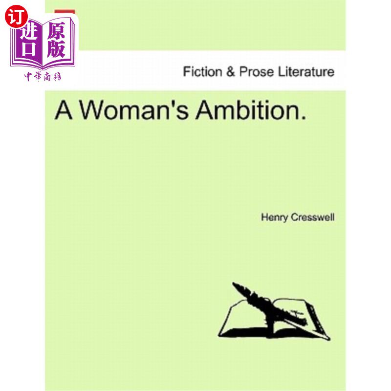 海外直订A Woman's Ambition. 女人的野心。