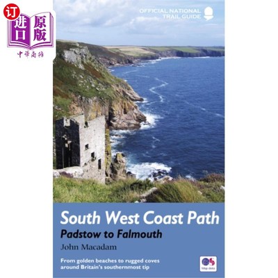 海外直订South West Coast Path: Padstow to Falmouth 西南海岸路径:帕德斯托到法尔茅斯