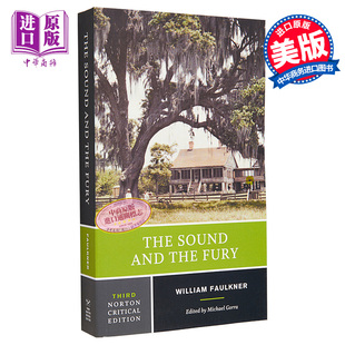 the 喧嚣与躁动 Sound 预售 Fury 中商原版 英文原版 Faulkner 诺顿文学解读系列 The William and