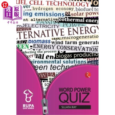 海外直订Rupa Book Of Word Power Quiz Rupa单词能力测验书