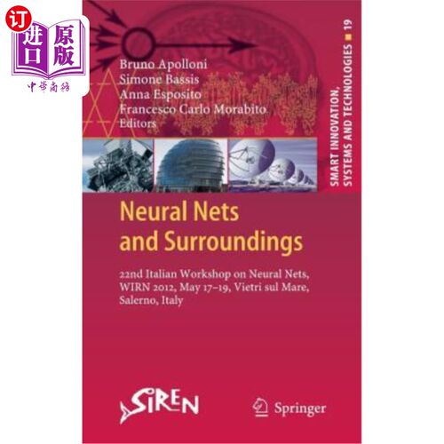 海外直订Neural Nets and Surroundings: 22nd Italian Workshop on Neural Nets, Wirn 2012, M 神经与环境：第22届意大