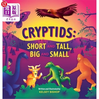海外直订Cryptids: Short and Tall, Big and Small 隐孢子虫:矮而高，大而小