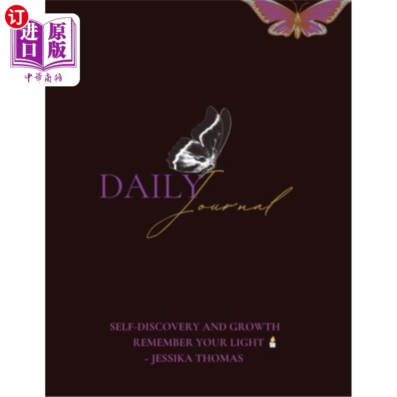 海外直订My Daily Journal Self Discovery and Growth: Remember Your Light 我的每日自我发现和成长日记:记住你的光