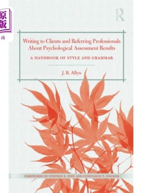 海外直订Writing to Clients and Referring Professionals a...