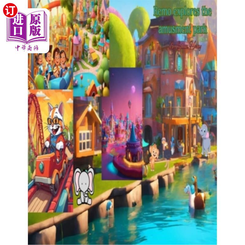 海外直订Remo explores the amusment park: Remo explores the amusment park 雷莫探索游乐园：雷莫探索游乐园