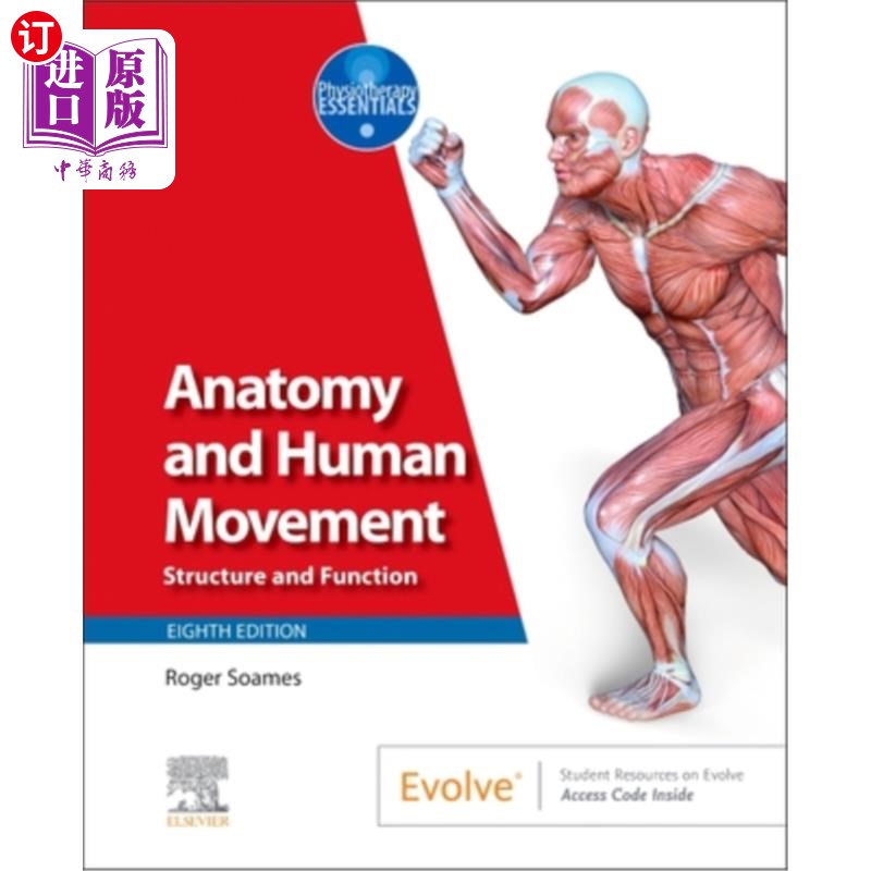 海外直订医药图书Anatomy and Human Movement: Structure and Function 解剖学和人体运动：结构和功能