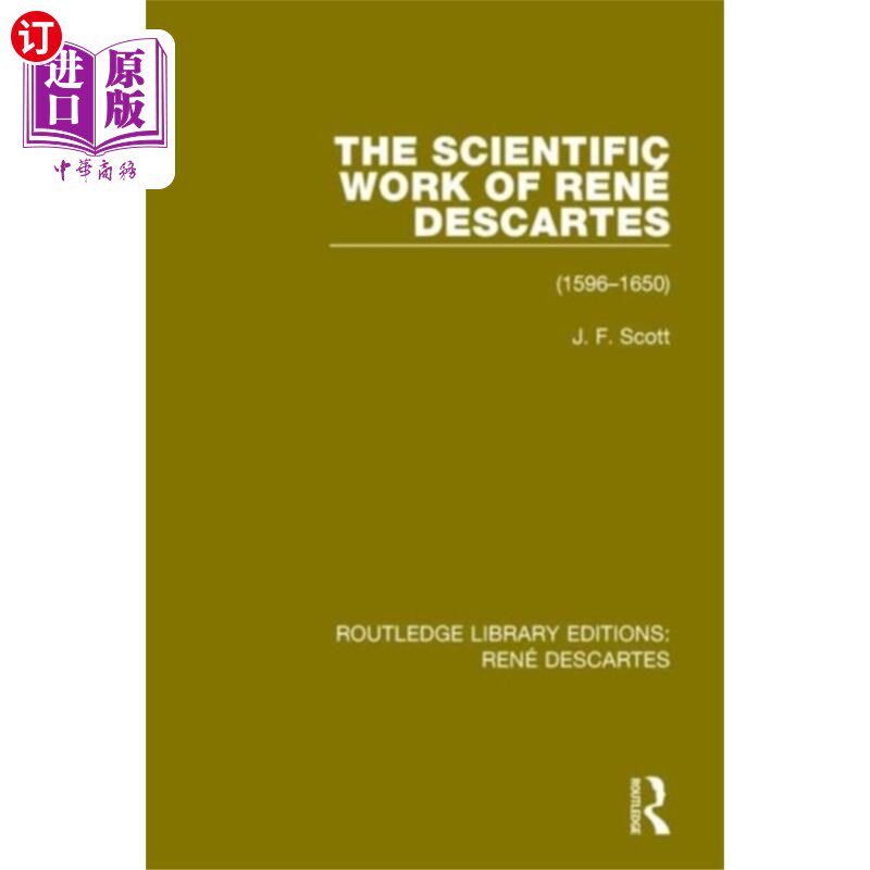 海外直订Scientific Work of Rene Descartes 勒内·笛卡尔的科学工作