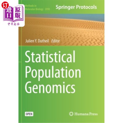 海外直订Statistical Population Genomics 统计人口基因组学