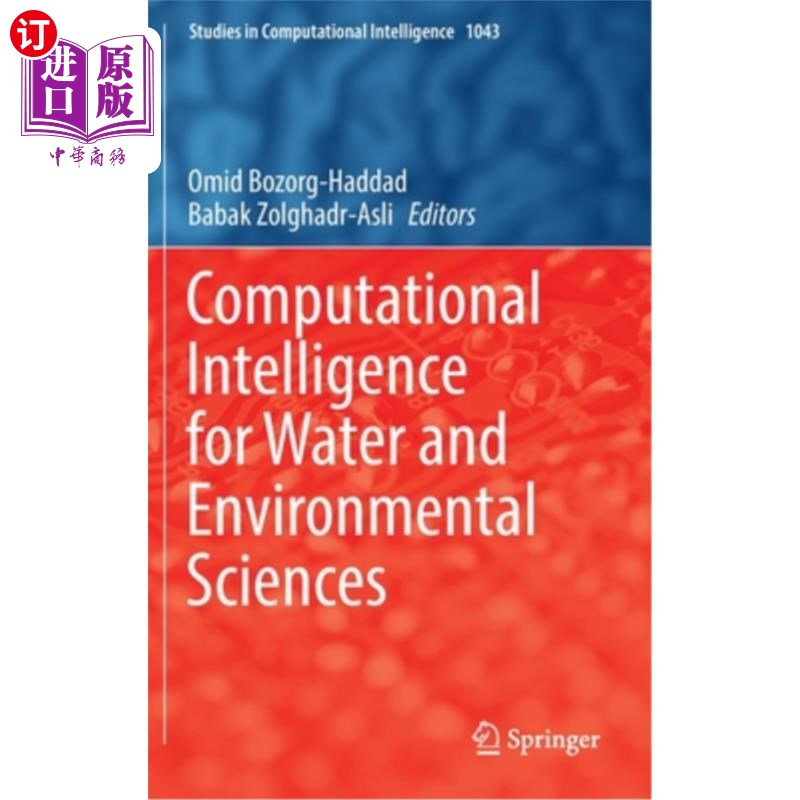 海外直订Computational Intelligence for Water and Environmental Sciences 水与环境科学的计算智能