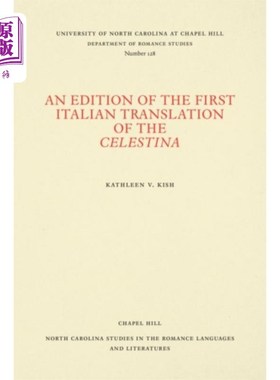 海外直订Edition of the First Italian Translation of the ... 《塞莱斯蒂娜》的第一个意大利语译本