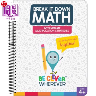 海外直订Break It Down Intermediate Multiplication Strategies Resource Book 分解中间乘法策略资源书