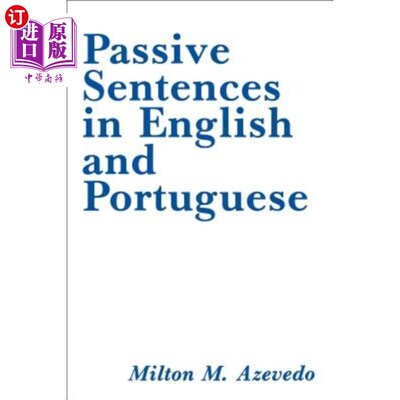 海外直订Passive Sentences in English and Portuguese 被动句用英语和葡萄牙语