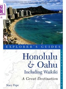 海外直订Explorer's Guide Honolulu & Oahu: A Great Destination 探险家指南火奴鲁鲁和瓦胡岛：一个伟大的目的地