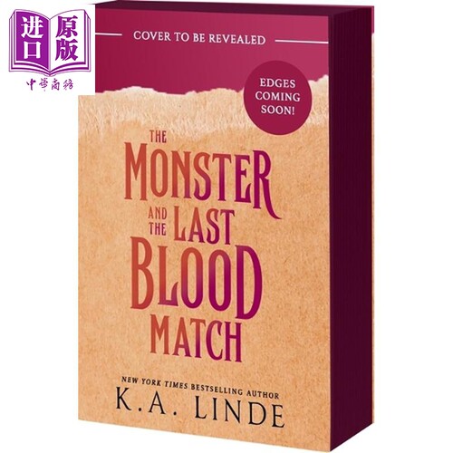 血型1 怪物与最终血契 刷边 The Monster and the Last Blood Match 英文原版 K A Linde【中商原版】