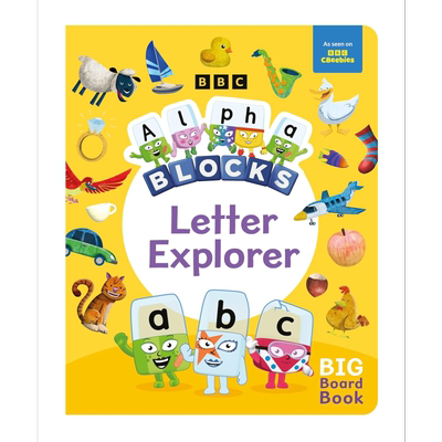 字母积木探索英文原版进口童书