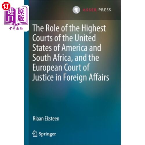 海外直订The Role of the Highest Courts of the United States of America and South Africa, 美利坚合众国最高法院和南非