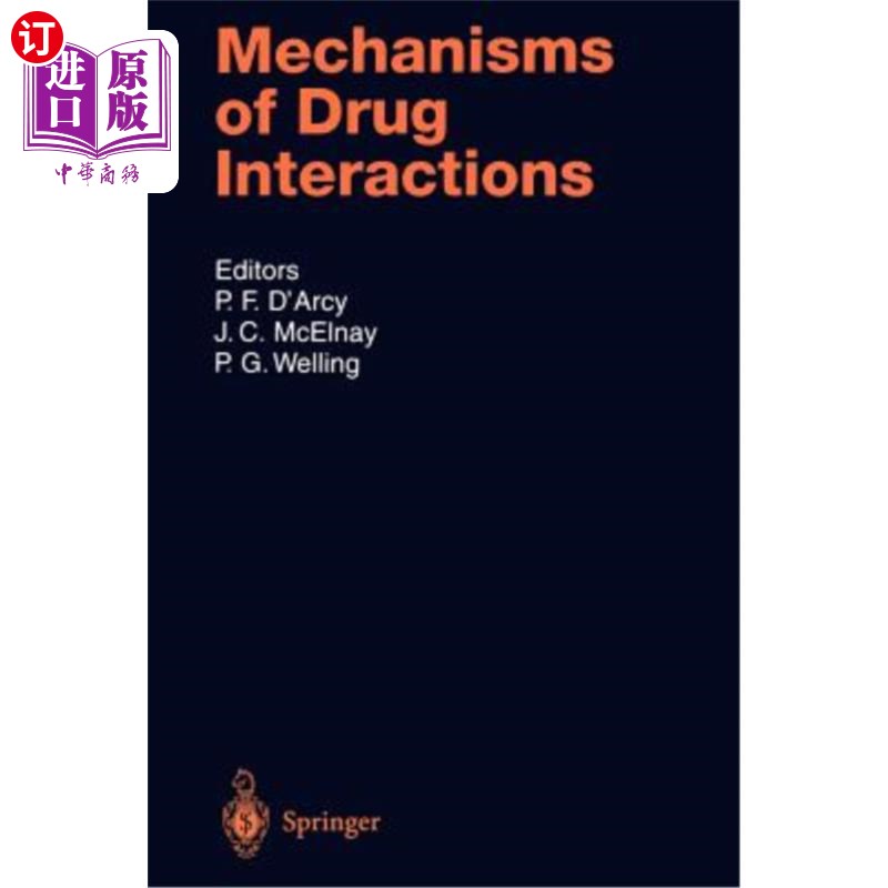 海外直订Mechanisms of Drug Interactions 药物相互作用机制