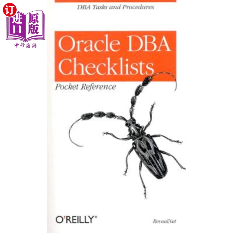 海外直订Oracle DBA Checklists Pocket Reference Oracle DBA清单袖珍参考