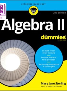 海外直订Algebra II for Dummies 代数学II