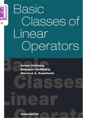 海外直订Basic Classes of Linear Operators 线性算子的基本类