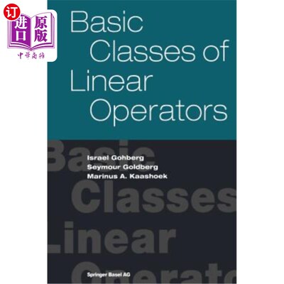 海外直订Basic Classes of Linear Operators 线性算子的基本类
